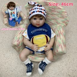 AWW! 18-20inch Reborn Toddler Doll 20inch Newborn Baby Doll Lifelike Bebe Realistic Doll Toy Boneca Brinquedo