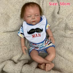 AWW! 18-20inch Reborn Toddler Doll 20inch Newborn Baby Doll Lifelike Bebe Realistic Doll Toy Boneca Brinquedo