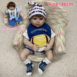 AWW! 18-20inch Reborn Toddler Doll 20inch Newborn Baby Doll Lifelike Bebe Realistic Doll Toy Boneca Brinquedo