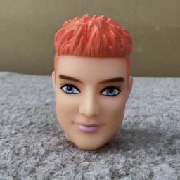 1/6 Boys Doll Heads Prince Ken Heads Solid Boy Head For 30cm Body Kids Boys Girls DIY Toys Birthday Gifts