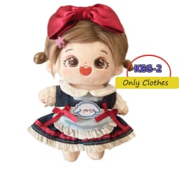 Cute Cosplay Clothes for 20cm Cotton Doll Princess Maid Dress Up Figures Lolita Clothing Set Kids Dolls Skirt Birthday Toys Gift