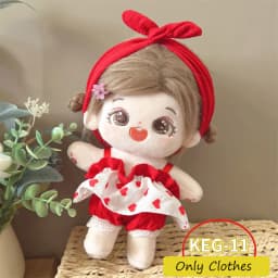 Cute Cosplay Clothes for 20cm Cotton Doll Princess Maid Dress Up Figures Lolita Clothing Set Kids Dolls Skirt Birthday Toys Gift