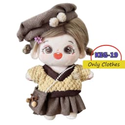 Cute Cosplay Clothes for 20cm Cotton Doll Princess Maid Dress Up Figures Lolita Clothing Set Kids Dolls Skirt Birthday Toys Gift