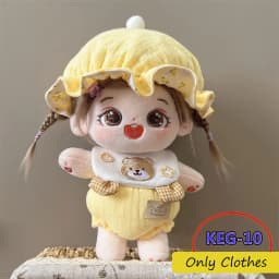 Cute Cosplay Clothes for 20cm Cotton Doll Princess Maid Dress Up Figures Lolita Clothing Set Kids Dolls Skirt Birthday Toys Gift
