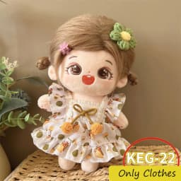 Cute Cosplay Clothes for 20cm Cotton Doll Princess Maid Dress Up Figures Lolita Clothing Set Kids Dolls Skirt Birthday Toys Gift