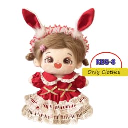 Cute Cosplay Clothes for 20cm Cotton Doll Princess Maid Dress Up Figures Lolita Clothing Set Kids Dolls Skirt Birthday Toys Gift