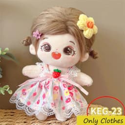 Cute Cosplay Clothes for 20cm Cotton Doll Princess Maid Dress Up Figures Lolita Clothing Set Kids Dolls Skirt Birthday Toys Gift