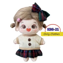 Cute Cosplay Clothes for 20cm Cotton Doll Princess Maid Dress Up Figures Lolita Clothing Set Kids Dolls Skirt Birthday Toys Gift