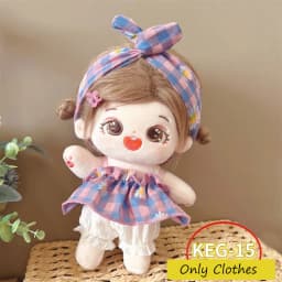 Cute Cosplay Clothes for 20cm Cotton Doll Princess Maid Dress Up Figures Lolita Clothing Set Kids Dolls Skirt Birthday Toys Gift