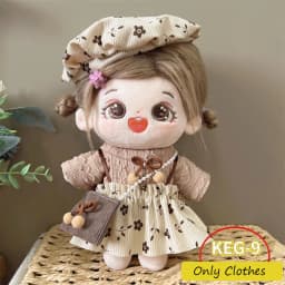 Cute Cosplay Clothes for 20cm Cotton Doll Princess Maid Dress Up Figures Lolita Clothing Set Kids Dolls Skirt Birthday Toys Gift