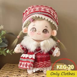 Cute Cosplay Clothes for 20cm Cotton Doll Princess Maid Dress Up Figures Lolita Clothing Set Kids Dolls Skirt Birthday Toys Gift