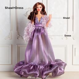 Dream Series Supermodel Doll Clothes Suit Fashion European Doll Luxurious Outfit DIY with Shoes for 30~32cm Supermodel Doll