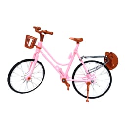 DIY Assembling Mini Bicycle Sets Pink Red Toy Bike Parts 1/6 Doll Big Bike Toy For Doll Decors