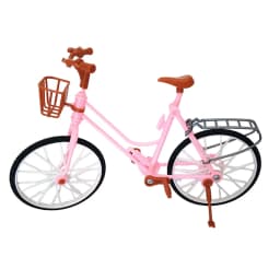 DIY Assembling Mini Bicycle Sets Pink Red Toy Bike Parts 1/6 Doll Big Bike Toy For Doll Decors