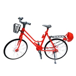DIY Assembling Mini Bicycle Sets Pink Red Toy Bike Parts 1/6 Doll Big Bike Toy For Doll Decors