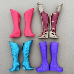 1/6 Doll Shoes Long Boots For Feet About 3.4cm Wonder Lady Doll Decors Girl Collection Toys DIY Playing Doll Accessories Shoes