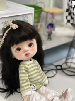25cm Big Head Q-baby SD BJD Doll for Girls 1/6 Scale Resin Toy Birthday Gift with Makeup Feature Free Shipping