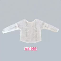 1/4 BJD Doll Clothes Baby Clothes Hollow-knit Blouse Broken Hole Smock Denim Washed Broken Hole Jean Shorts Vintage Jeans