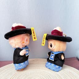 15cm/17cm Labubu I II III Doll Clothing Accessories Zombie Costume Outfit Clothing Plush Doll Clothes