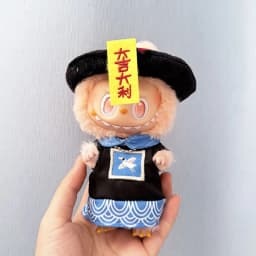 15cm/17cm Labubu I II III Doll Clothing Accessories Zombie Costume Outfit Clothing Plush Doll Clothes