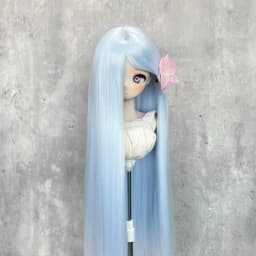 Yutotue Dolls Long Straight Hair Wigs for 1/3 1/4 1/6 Ball Jointed Doll BJD Fashion Doll DIY Replace Toy