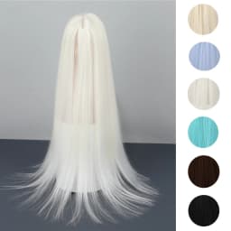Yutotue Dolls Long Straight Hair Wigs for 1/3 1/4 1/6 Ball Jointed Doll BJD Fashion Doll DIY Replace Toy