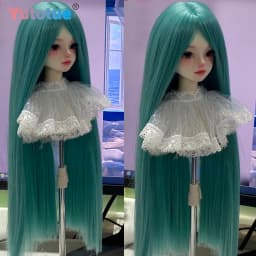 Yutotue Dolls Long Straight Hair Wigs for 1/3 1/4 1/6 Ball Jointed Doll BJD Fashion Doll DIY Replace Toy