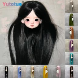 Yutotue Dolls Long Straight Hair Wigs for 1/3 1/4 1/6 Ball Jointed Doll BJD Fashion Doll DIY Replace Toy