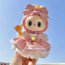 For 15-17cm Nyota doll Sakura princess skirt dresss For Labubu Dolls Skirt Doll Clothes Clothing