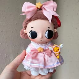 For 15-17cm Nyota doll Sakura princess skirt dresss For Labubu Dolls Skirt Doll Clothes Clothing
