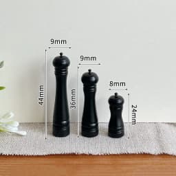 New 3Pcs Doll House Furniture Gift Dollhouse Alloy Cooking Pepper Grinding Bottle Miniature Mini Scene Model Doll Accessories