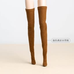 Doll Shoes Parts 1/6 Supermodel Doll Senior Sense Winter Retro Suede Knee-High Boots Fashion Leather Boots For Babi FR Xianxian