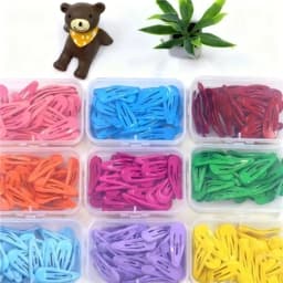 For BJD Blythe Doll 1/6 1/12 OB11 Hairpins Hair Headwear Colorful Mini 2.5cm 3cm Bangs Hair Clip Clothing Clothes Accessories