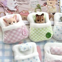 For/Cloth Sylvanian Families Cute Clothes Sleeping Bag Storage Bag Mini Doll Room Decoration FurnitureHot