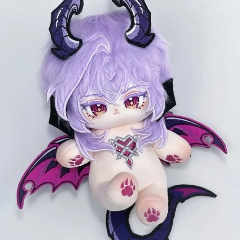 20cm Anime Game Genshin Impact Durin Kawaii Cosplay Soft Cotton Doll Body With Wings Tail Cartoon Dress Up Toy Figures Fans Gift