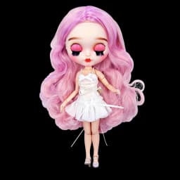 New Designed Pearl White Elegant Party Dress Doll Clothes For Barbi ICY Blythe Licca Dolls Fashion Outfit Accessories