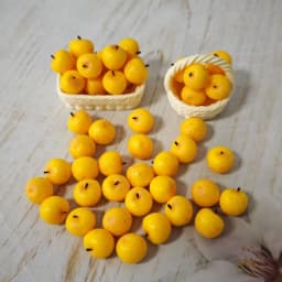5/10Pcs Mini Simulated Little Apple Doll Accessories Toys 1/12 Dollhouse Miniature Food Play Scene Decoration