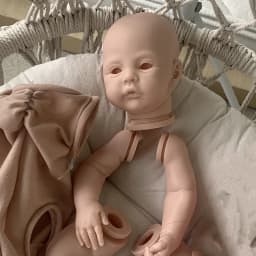 18Inch Reborn Meadow Doll Kit Already Painted Kits/Un painted Kit Soft Touch Fresh Color DIY Doll Parts With Cloth Body