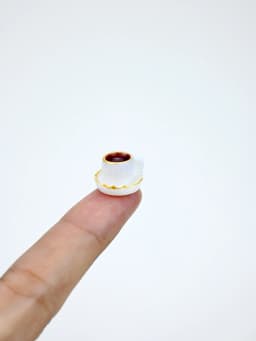A Miniature Coffee Machine Set Scene Model Ornament, Miniature Coffee Machine, Miniature Coffee Cup, Miniature Tray, 1:12 Dollhouse Dollhouse, Miniature Food Toys, Photography Props, Miniature Landscape Ornaments, Miniatures Decoration, Small Gifts, Giveaways, Home Decor Items