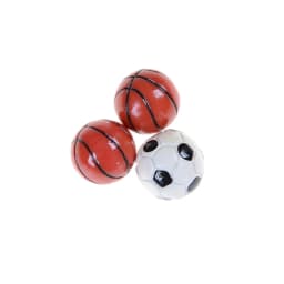 1Pcs 1:6/1:12 Dollhouse Miniature Sports Balls Soccer Football and Basketball Decor
