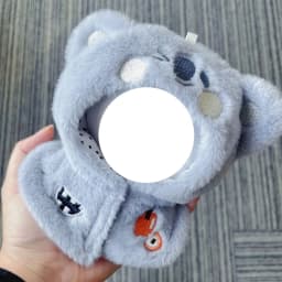 10cm Doll Clothes Winter Cape with Hood, Soft Plush Cape Perfect for Cotton Doll Christmas Dress Up