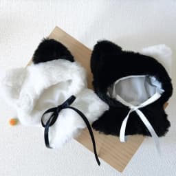 10cm Doll Clothes Winter Cape with Hood, Soft Plush Cape Perfect for Cotton Doll Christmas Dress Up
