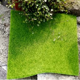 1-3 Packs 15x15cm Dollhouse Miniature Grass Pad Simulation Lawn for Micro Landscape DIY Model Accessories