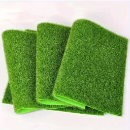 1-3 Packs 15x15cm Dollhouse Miniature Grass Pad Simulation Lawn for Micro Landscape DIY Model Accessories