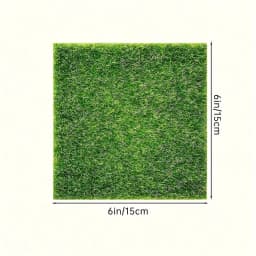 1-3 Packs 15x15cm Dollhouse Miniature Grass Pad Simulation Lawn for Micro Landscape DIY Model Accessories