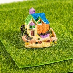 1-3 Packs 15x15cm Dollhouse Miniature Grass Pad Simulation Lawn for Micro Landscape DIY Model Accessories