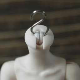 BJD Neck Connector 3/4/6 Size Doll Anti-Elastic Retraction Spacer Rubber Head Resin Head Pressure-Resistant Fit, BJD Accessories