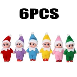 /Christmas Baby Elf Doll Pendants Xmas Oranments Merry Christmas Decor Gifts Noel Happy New Year Natal Kids Gifts
