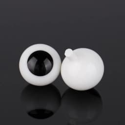 4mm 6mm 8mm 10mm Glass Eyes Eyeball Handle Style Black DIY Doll Making Crafts Accessories Black Pearl Eyes
