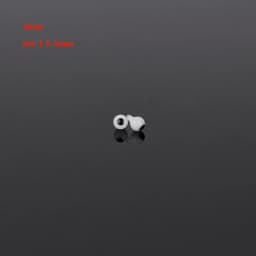 4mm 6mm 8mm 10mm Glass Eyes Eyeball Handle Style Black DIY Doll Making Crafts Accessories Black Pearl Eyes